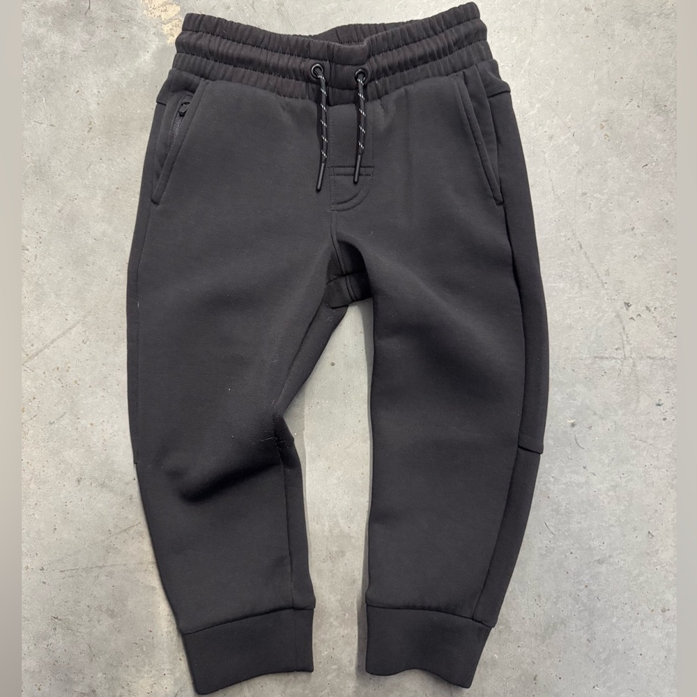 Kids Black Jogger Pants Size XS 4/5 Athletic Sweatpants Unisex Like New